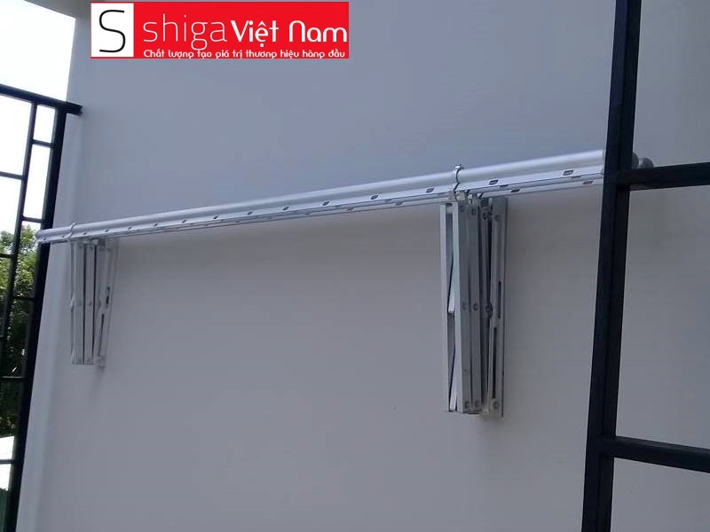 giàn phơi thông minh gắn tường