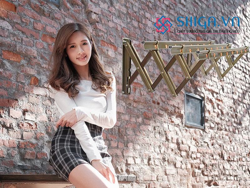 Giàn phơi xếp ngang