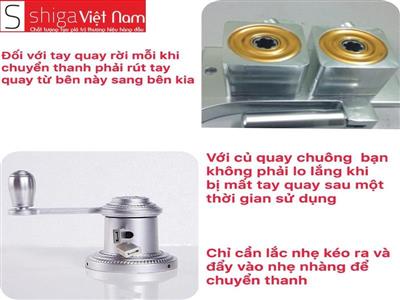 Nên mua giàn phơi thông minh tay quay liền hay tay quay rời?